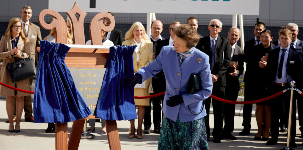 Verdion - iPort Rail – formal opening by HRH The Princess Royal